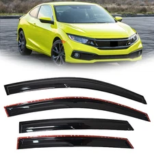 For Honda Civic Sedan 2016-2018 2019 2020 4Pcs Rain Guard Window Vent Visor New