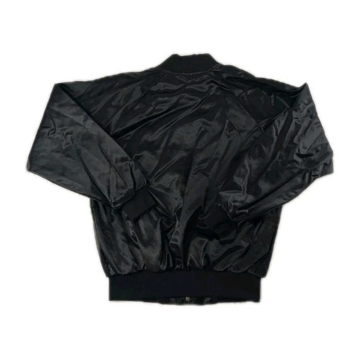 Hartwell Sports Satin Long Sleeve Jacket Mens Vintage 90s Black L Large - Image 2 of 4