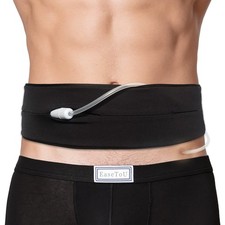 PD Belt Peritoneal Dialysis Catheter Holder Comfortable Protector with Slits Pou