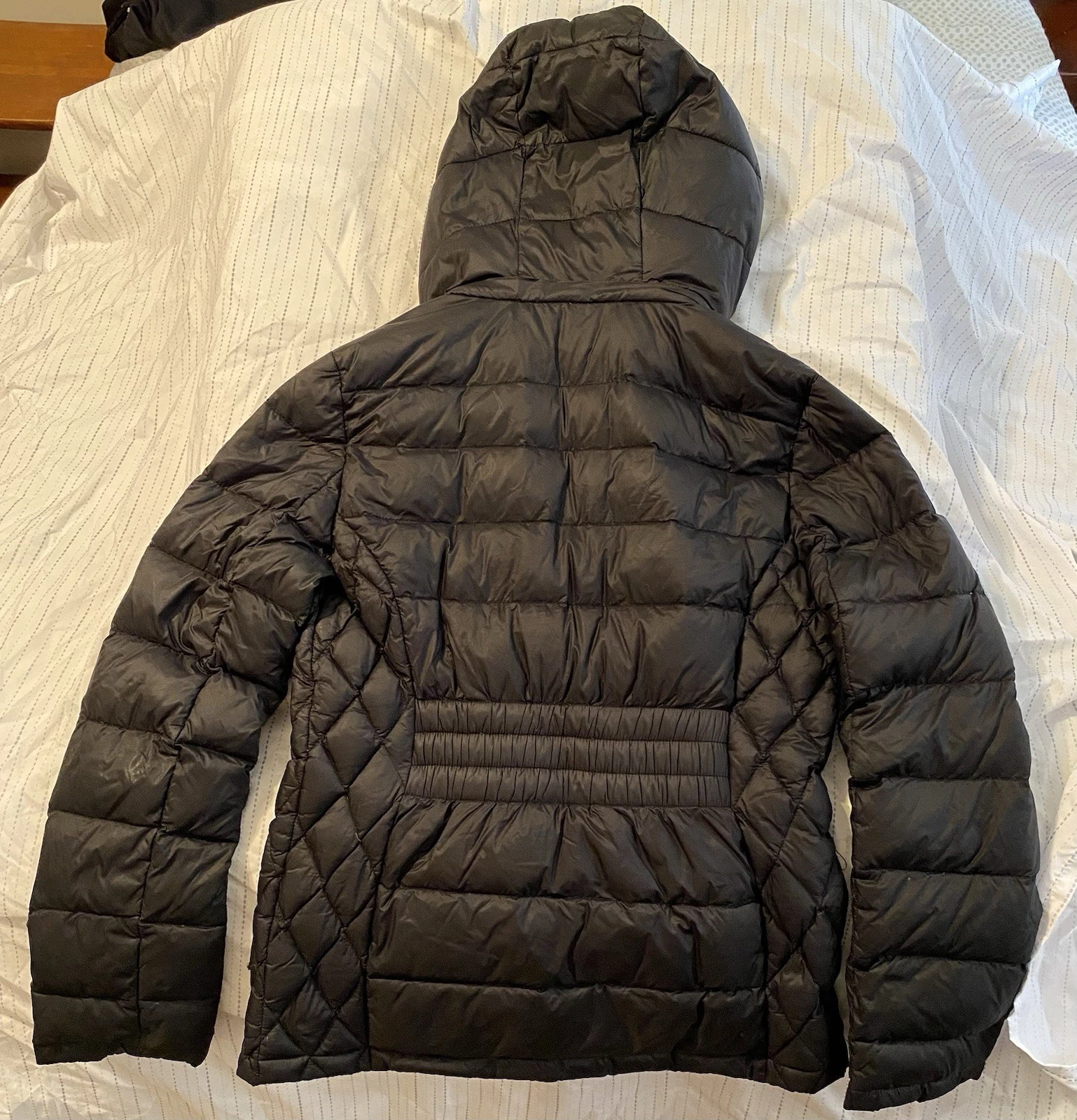 Michael Michael Kors piumino donna verde impacchettabile cappuccio rimovibile taglia S