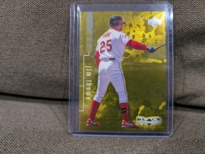 1999 UPPER DECK BLACK TRIPLE DIAMOND JIM THOME GOLD #/1500 INDIANS PHILLIES RARE
