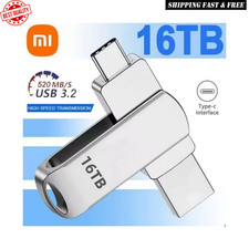 16TB USB 3.2 Flash Drive High-Speed Metal Waterproof Pendrive Memory Card