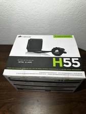 Corsair Hydro Series H55 Liquid CPU Cooler Intel AMD New OPEN BOX Read Box Wear