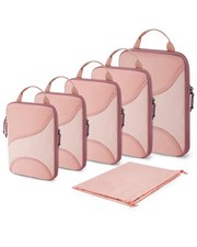 BAGSMART Compression Packing Cubes - 6 Set Travel Packing Cubes for Suitcases...