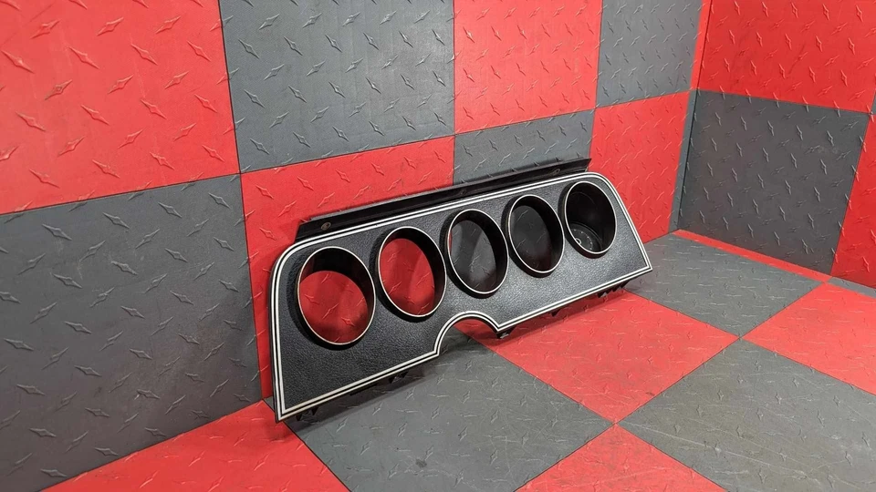 Cuadro de instrumentos velocímetro Ford Torino 1972-1974 bisel negro fabricante de equipos originales ¡Bonito! Foto 4 de 4