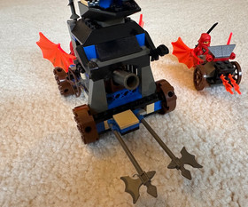 Vintage Lego Ninja Set 3051 - Blaze Attack; 100% complete w box and instructions