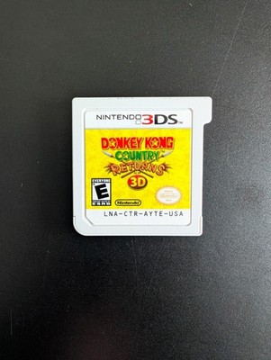 Donkey Kong Country Returns 3D Nintendo 3DS Cartridge Only Tested and Working