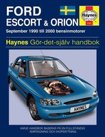 Ford Escort And Orion (1990 - 2000) Haynes Repair Manual (Svenske Utgava) | Buch