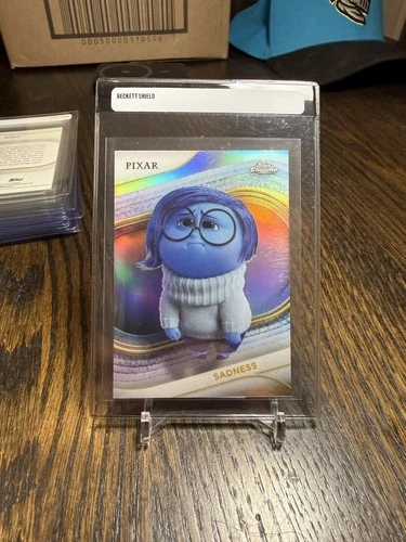 2025 Topps Chrome Disney Pixar Sadness #83 Refractor