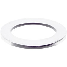 Plymor Clear Acrylic Sphere Thin Display Holder Stand, 0.375" H x 5" W