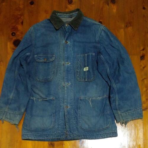 HERCULES Authentic Vintage Denim Coverall Jacket Men Indigo Used from Japan - Afbeelding 1 van 12