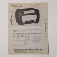 SAMS PHOTOFACT SERVICE MANUAL 5-12 PHILCO RADIO 46-421 46-421-1