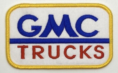 GMC Trucks Motorsports Blue Car Vintage Style Retro Patch Iron Cap Hat Racing