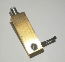 Audio-Technica GOLD Aluminum Diecast Headshell USED JAPAN vintage analog tonearm