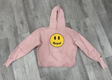 Drew House Justin Bieber Logo Pink Hoodie/Sweatshirt Adult XXS