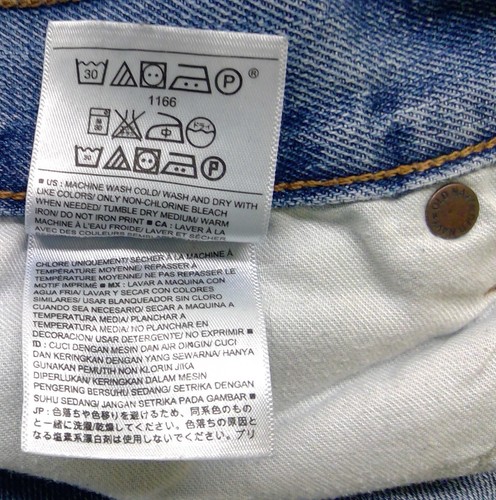 Jeans Old Navy famosi regular standard blu lavaggio chiaro uomo taglia 34x30 - Foto 12 di 12