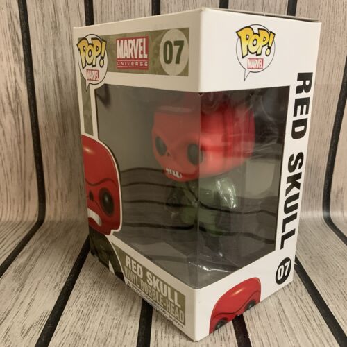Red Skull Marvel Funko Pop #07 Rare & Vaults Grail Captain America With Stack - Bild 8 von 11