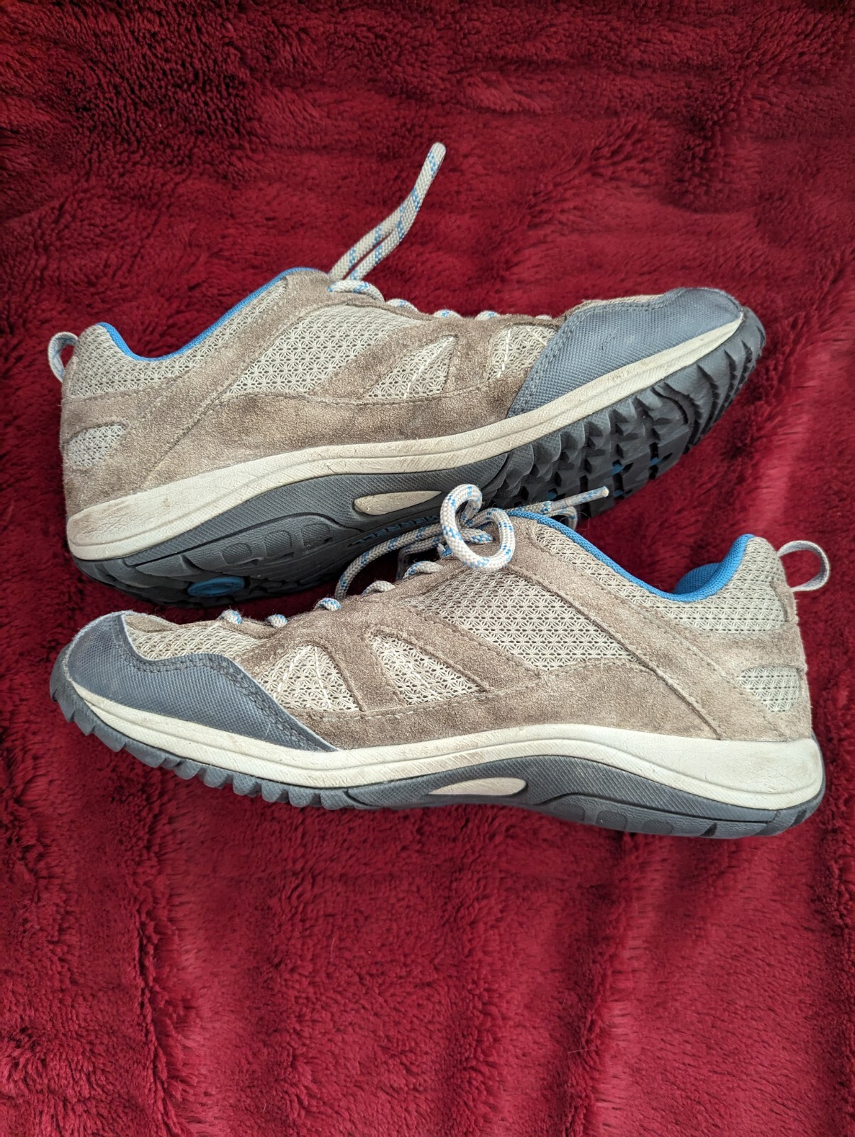 Scarpe da trekking basse Merrell donna Boulder in pelle celestial taglia 9