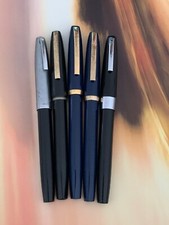 5 of Sheaffer GT/CT Blue/ Black Fountain Pen USA