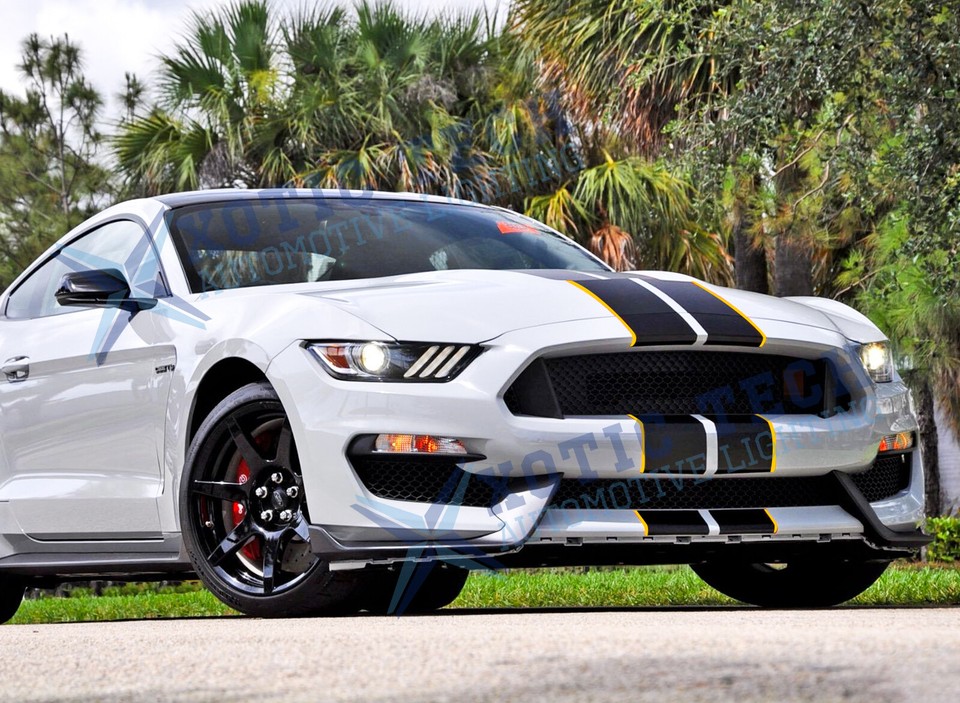 Graphics Rally Racing Stripe Hood Roof Trunk Decal Sticker Wrap For ...