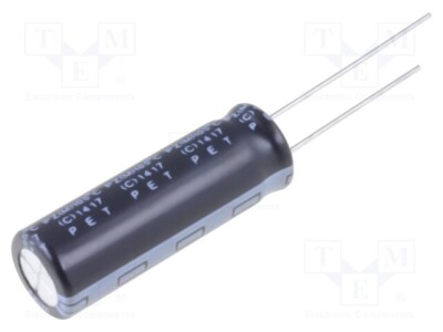 Condensateur : Elektrolytisch 27uF Tht 400VDC Ø10x30mm 20% ...