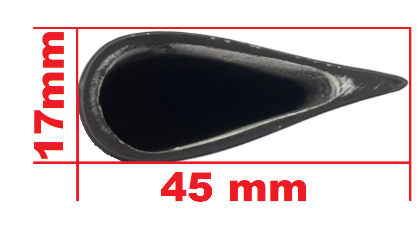 Aero UD Carbon Reggisella Gocce 17 X 45 MM Lunghezza 350 MM Nero Bici da Corsa foto 2