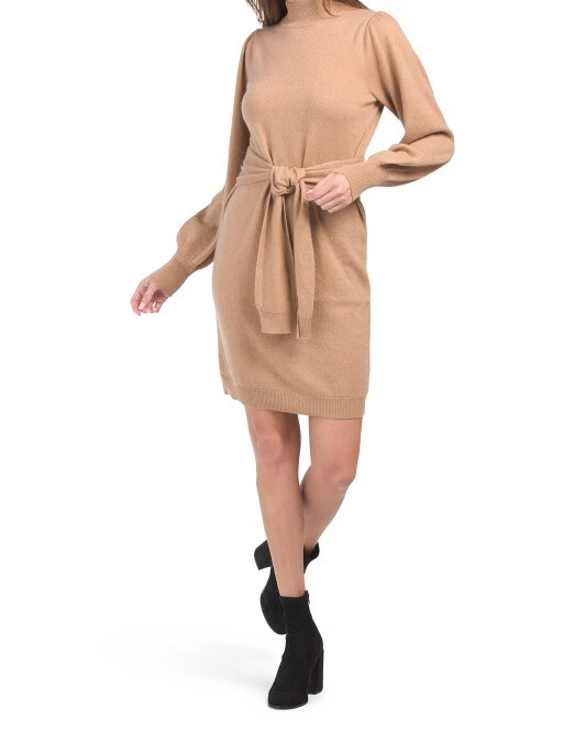 NWT MAGASCHONI 100% CASHMERE SELF BELTED SWEATER DRESS Sz XL-$495 | eBay