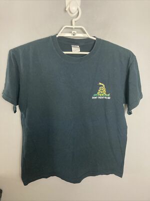 Don t Tread On Me T Shirt Men s Size Large Dont Tread On Me Front & Back