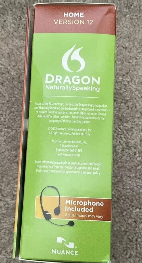 Nuance Dragon Naturally Speaking 12 Home Edition Speech Recognition Software App - Image 4 of 4