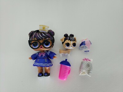 LOL Surprise Doll SAILOR QT CUTIE BABY BIG LIL PET Sister Set LIL SAILOR  PUP