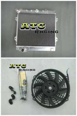 Radiator+Fan for 1985-1993 BMW E30 M3/320is MT 1986 1988 1990 1991 92 Aluminum