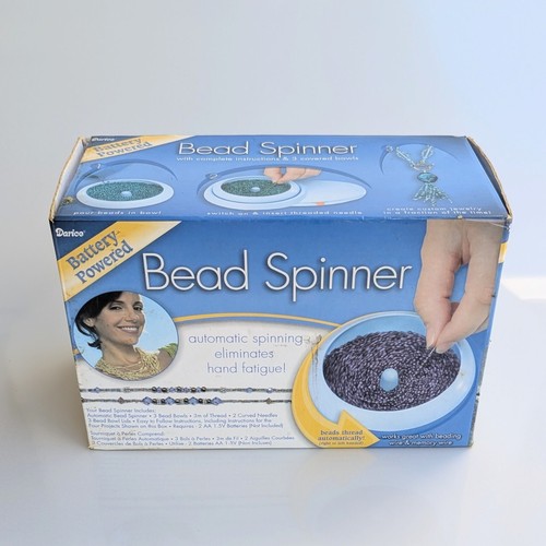 Darice Bead Spinner Battery Operated Jewelry Making   Needle Not Included 