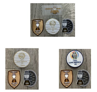 Patch Copa América 2021 - Argentine Vs Brésil - Thermocollant Pour Maillot De Foot