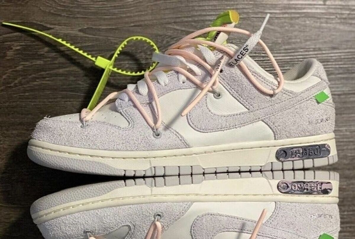 Nike Virgil Off-White x Dunk Low 'Lot 12 of 50' SAIL/NEUTRAL Nike Virgil Off-White x Dunk Low 'Lot 12 of 50' SAIL/NEUTRAL