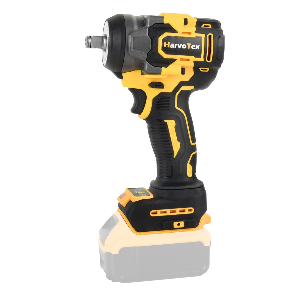 Cordless Impact Wrench 1/2 inch Fits DeWalt 20V (No Battery), 442Ft-lbs(600N.m) Cordless Impact Wrench 1/2 inch Fits DeWalt 20V (No Battery), 442Ft-lbs(600N.m)
