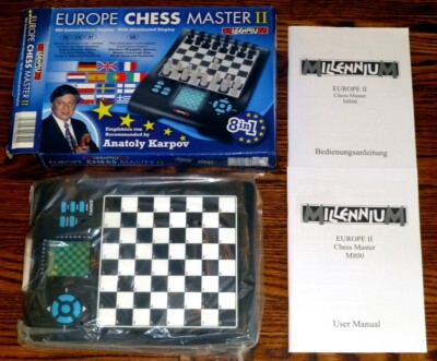 Classic Europe Chess Master II - 8 in 1 Millenium Edition - Anatoly Karpov New