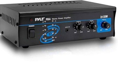 Pyle PCA4 240W 2 Channel Power Amplifier - Black