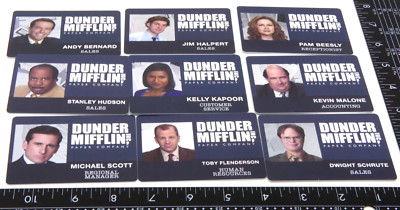 2019 The Office Downsizing Board Game Lot 9 ID Card Parts Only