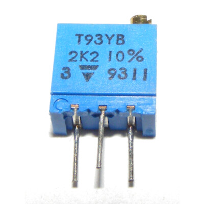 [10pcs] T93YB 2K2 10% Multi-Turn Cermet Trimmer VISHAY SFERNICE