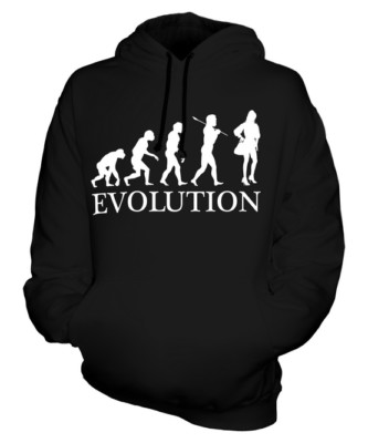 FASHION EVOLUTION OF MAN UNISEX HOODIE HERREN DAMEN DAMEN GESCHENK LAUFSTEG