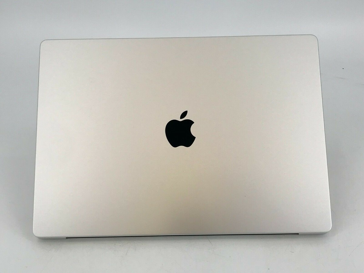 MacBook Pro 16-inch Silver 2021 3.2 GHz M1 Max 10-Core CPU 32-Core