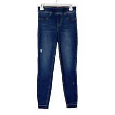 Spanx Pull On Skinny Jeans Womens Size Small Distressed
