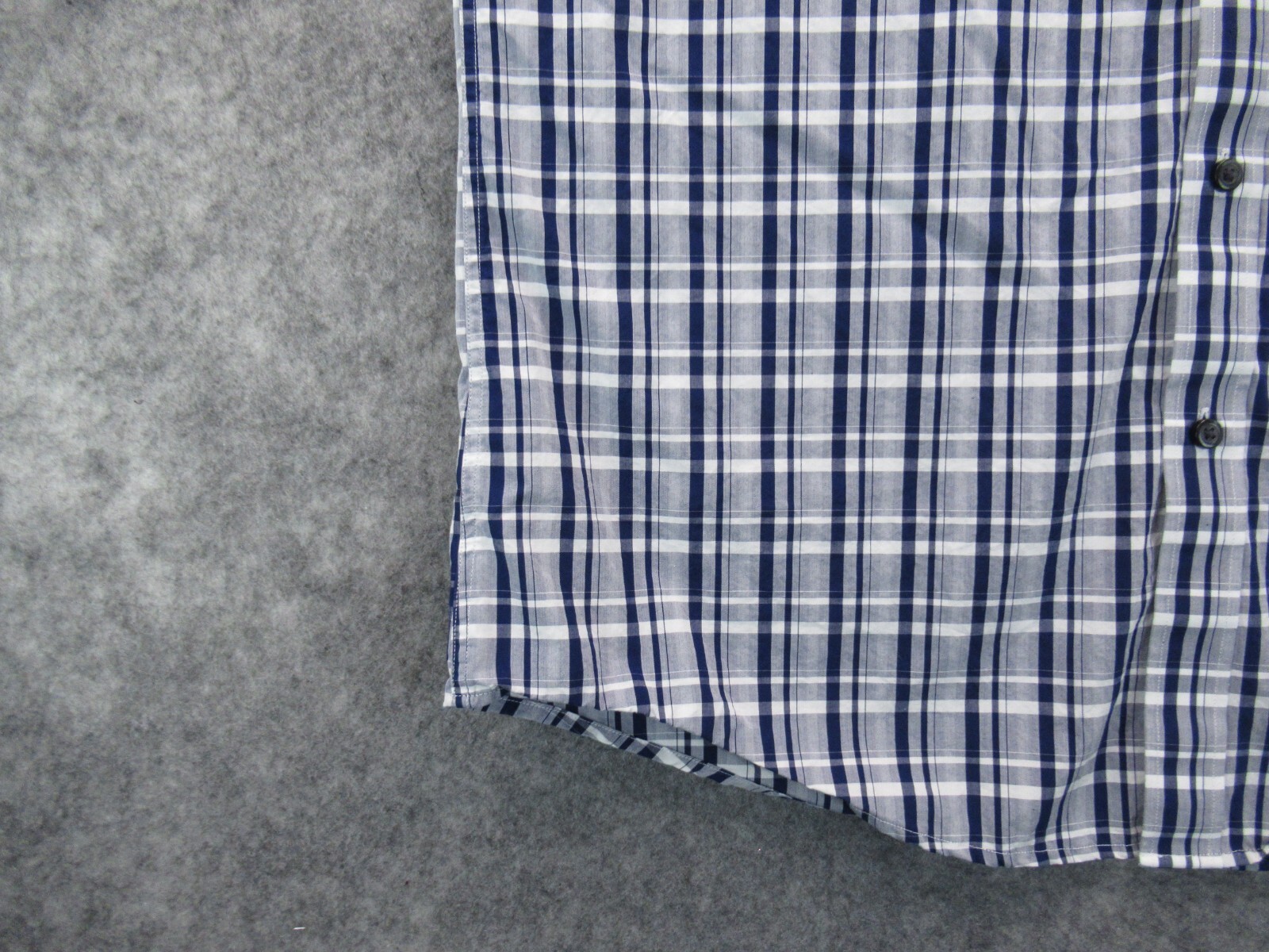 Buttoned Down Brand Mens Shirt Large Blue Plaid Button Up Long Sleeve