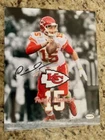PATRICK MAHOMES auto signed KANSAS CITY CHIEFS 8"X10" PHOTO w/COA