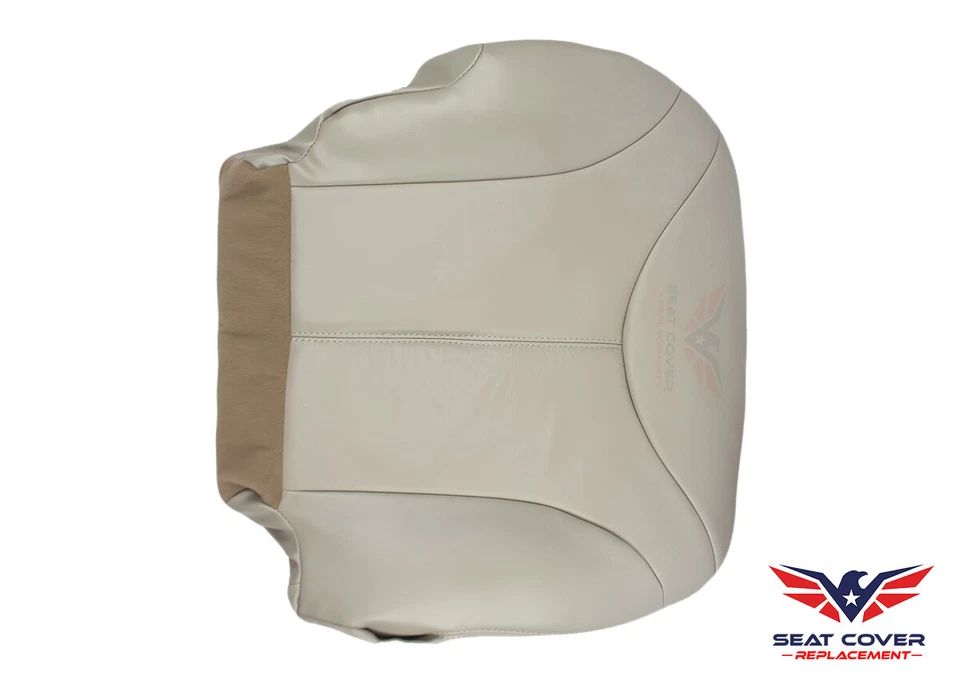 2000 2001 2002 GMC Yukon XL SLT SLE tampa de assento inferior lateral de motorista vinil bronzeado - Imagem 3 de 4