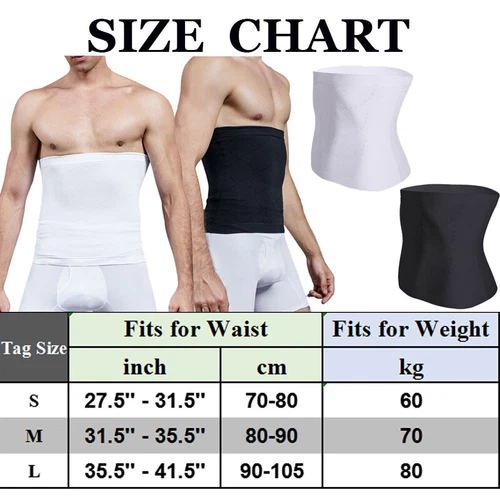 Herren Bauch Kontrolle Tuck Gürtel Body Shaper Abnehmen Taillentrainer Trimmer - Bild 2 von 16