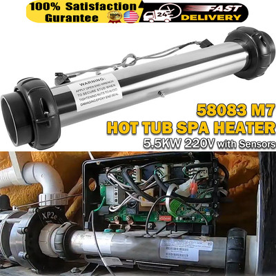58083 M7 Heater Assembly Replacement Heater for Balboa BP, VS, and EL2001 220 V