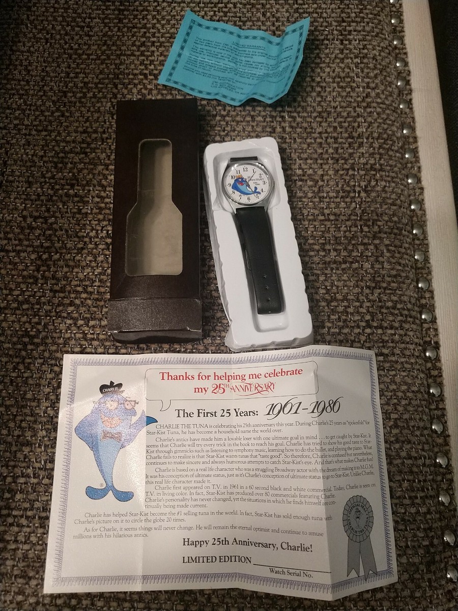 Vintage Charlie the Tuna‎ 25th Anniversary watch il_340x270.7071058317_nurd.jpg main image 4