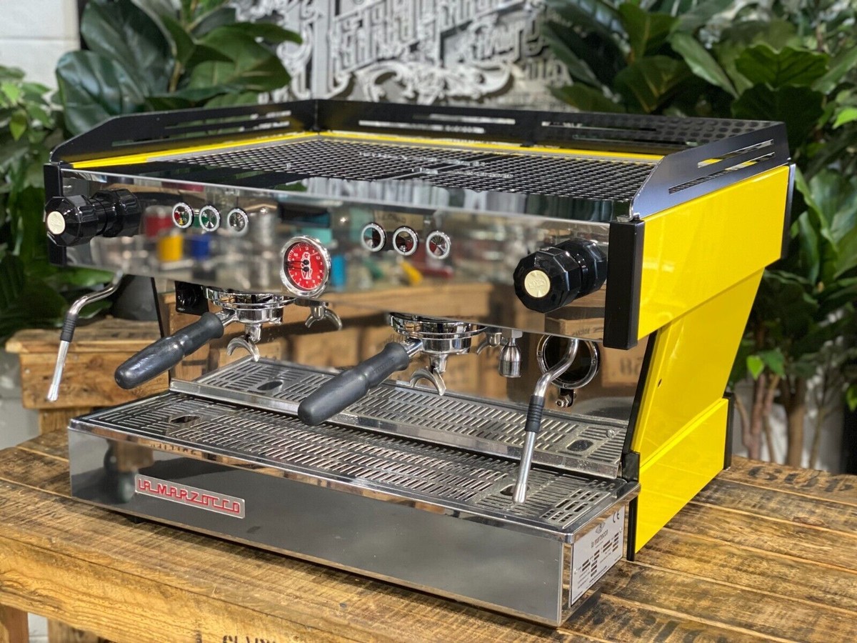 LA MARZOCCO LINEA PB GROUP ESPRESSO COFFEE MACHINE YELLOW