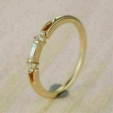 1Ct Lab Created Diamond Women's Engagement Ring 14k Yellow Gold Finish